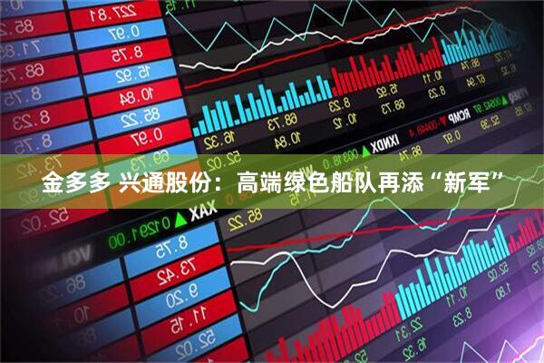 金多多 兴通股份:高端绿色船队再添“新军”